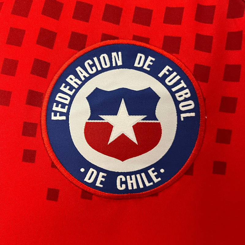 Camisa Chile 2024/25 Home - Vermelha - Adidas