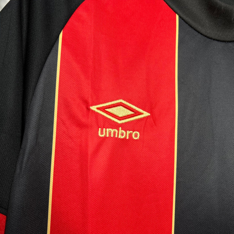 Camisa Bournemouth F.C I 24/25 - Umbro - Vermelho e preto