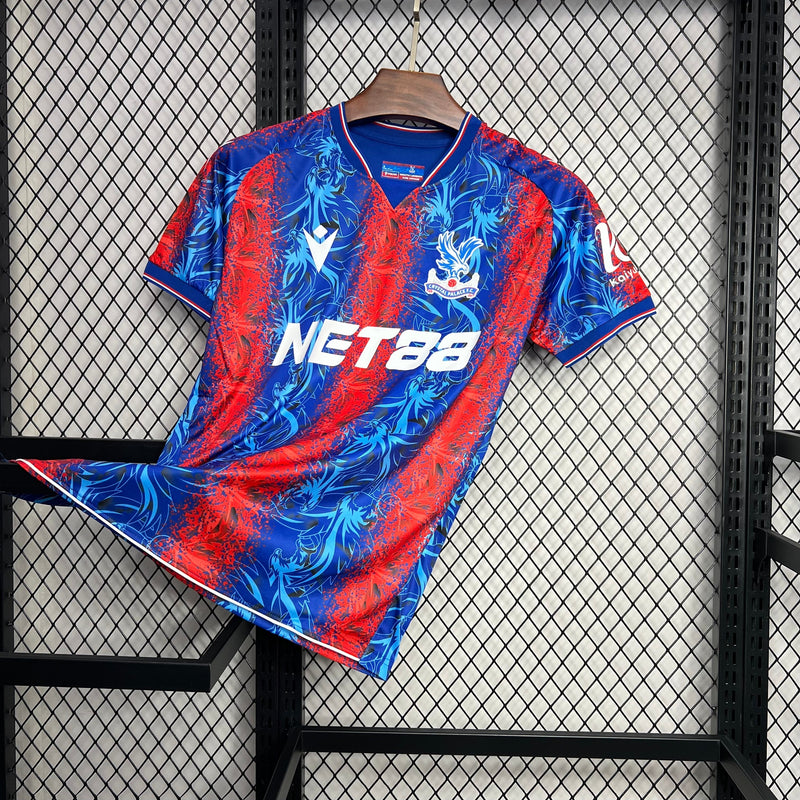 Camisa Crystal Palace I 24/25 Azul e vermelho