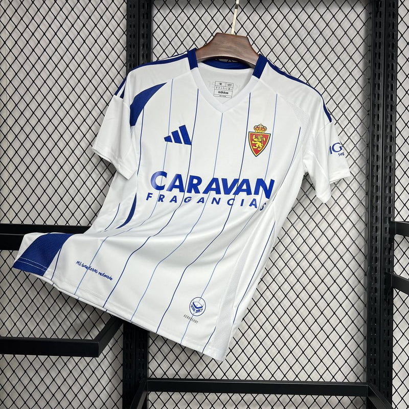 Camisa Real Zaragoza I 24/25 - Adidas - Branco