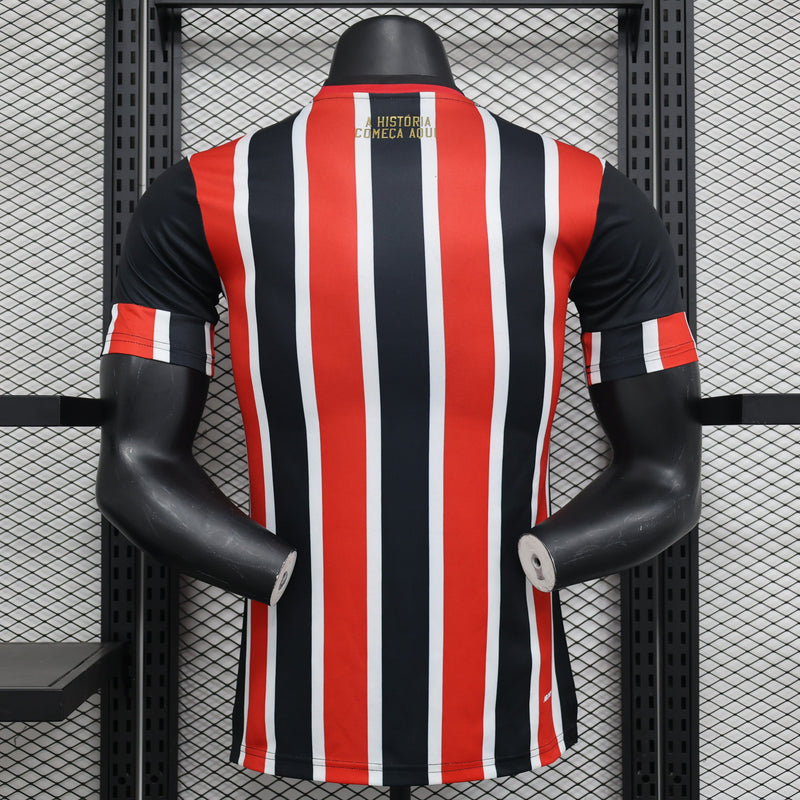 Camisa São Paulo II 24/25 Vermelho com Preto - New Balance - Masculino Jogador