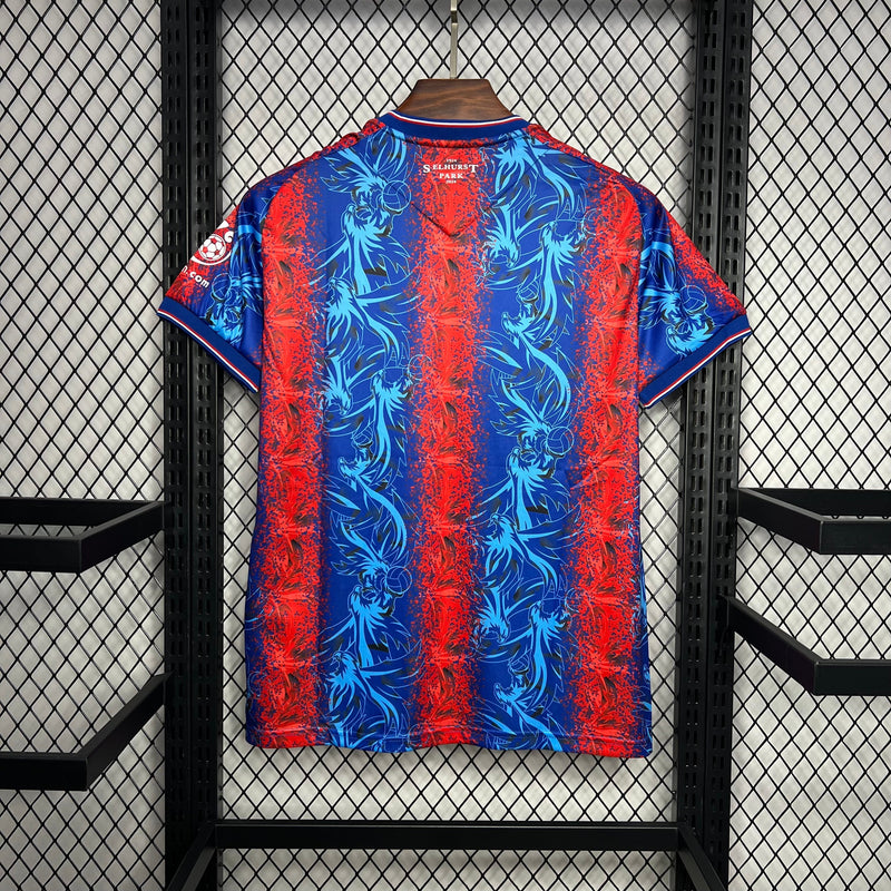 Camisa Crystal Palace I 24/25 Azul e vermelho