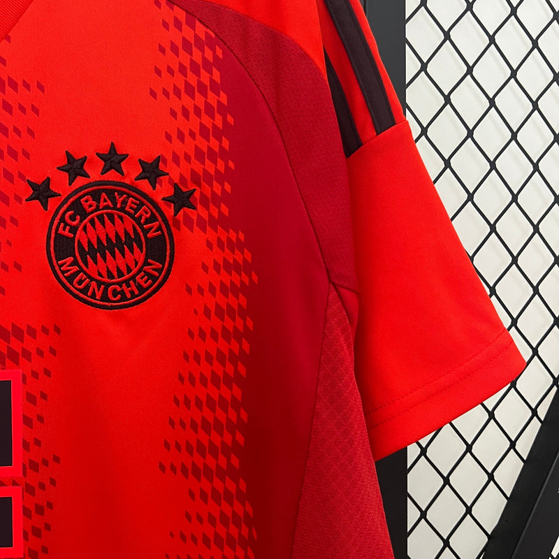 Camisa Bayern de Munique I 24/25 Adidas - Vermelho