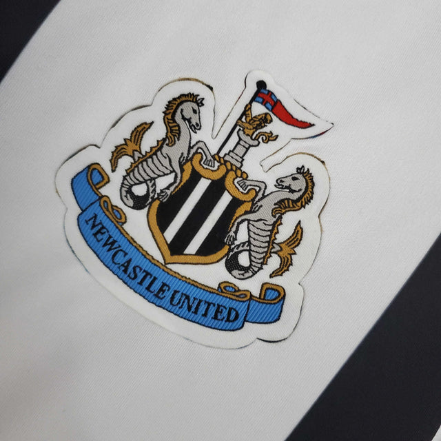 Camisa Newcastle United I 21/22 Castore - Preto e Branco