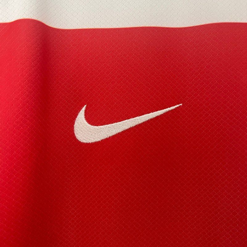 Camisa Croacia 2024/25 Home - Vermelho com Branco - Nike